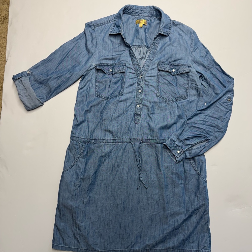 Princess Vera Wang Blue Denim Dress